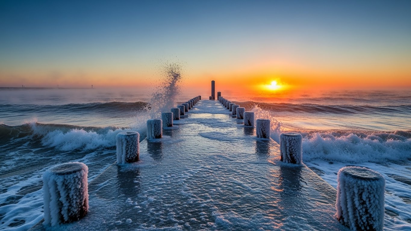 겨울과 여름이 만나는 곳