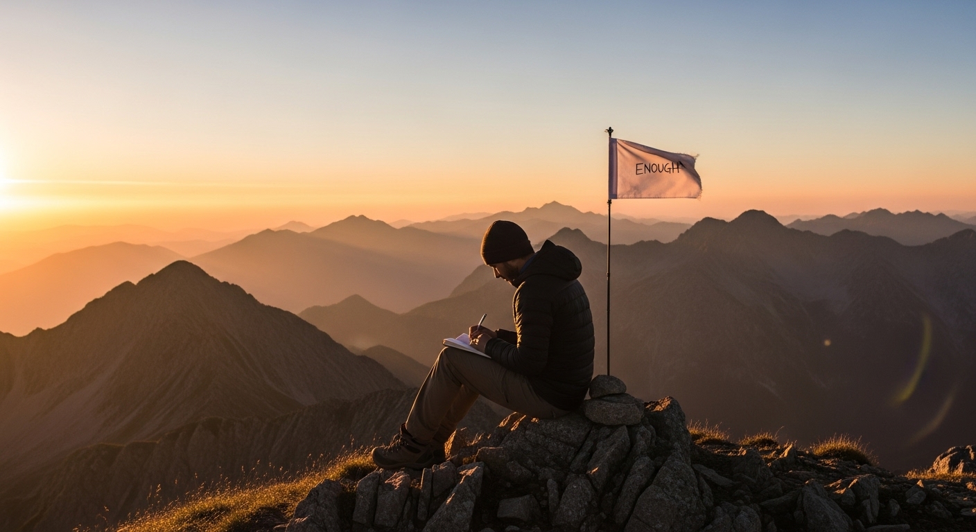 “충분하다”를 먼저 정하라